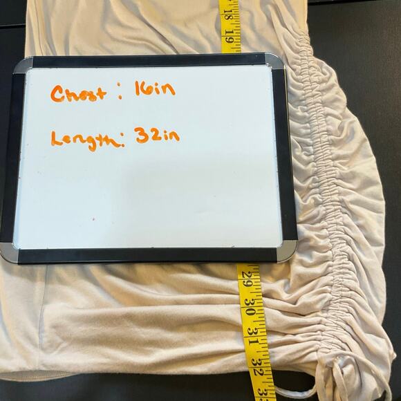 NWT Michael Costello x Revolve Beige Jada One Shoulder Mini Dress Size S - Picture 10 of 10